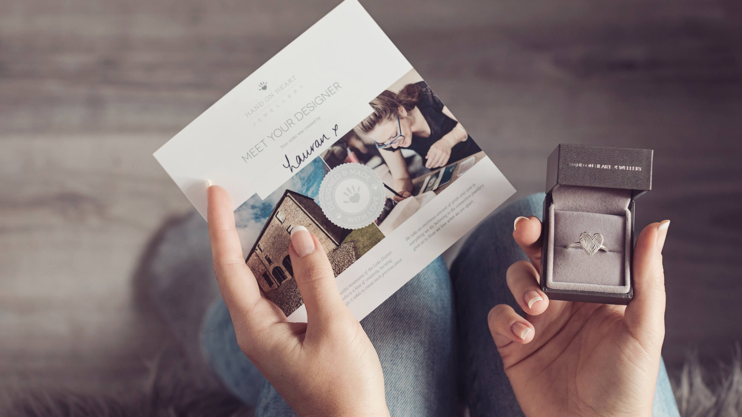 Fingerprint Heart Ring