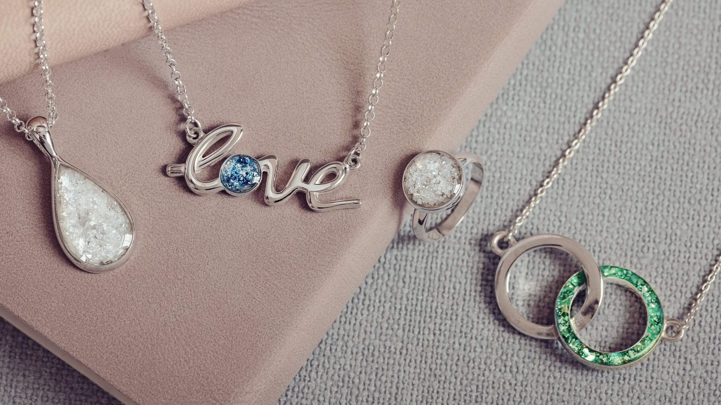 Memorial Cremation Ashes Jewellery