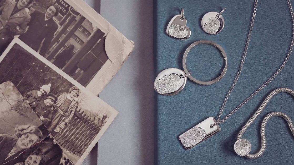 Fingerprint on sale memorial jewelry