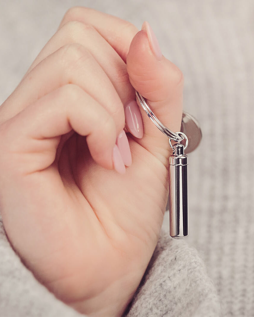 Cremation Ashes Legacy Keyring