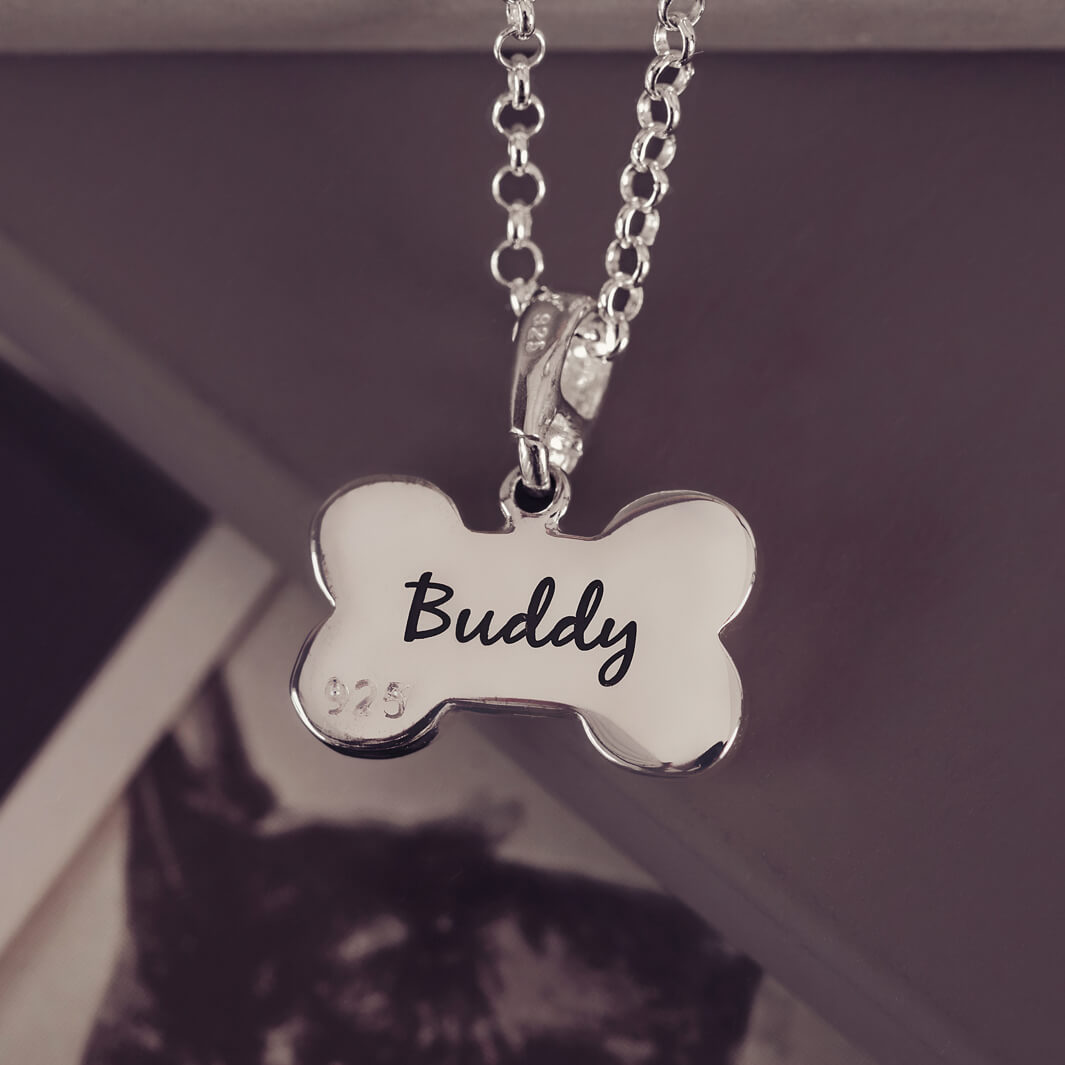 Dog Cremation Ashes Pet Necklace