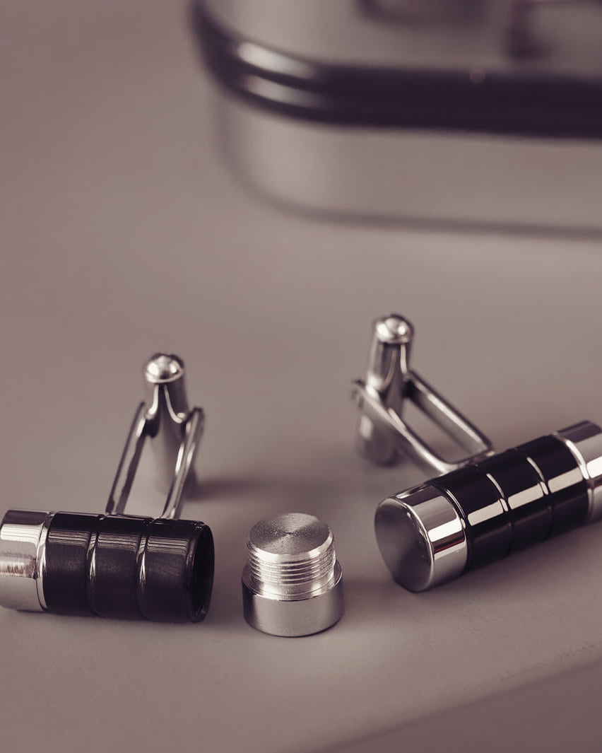 Cremation Ashes Self Fill Cufflinks