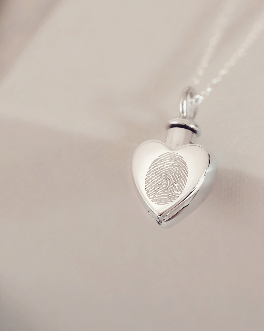 Fingerprint Ashes Locket