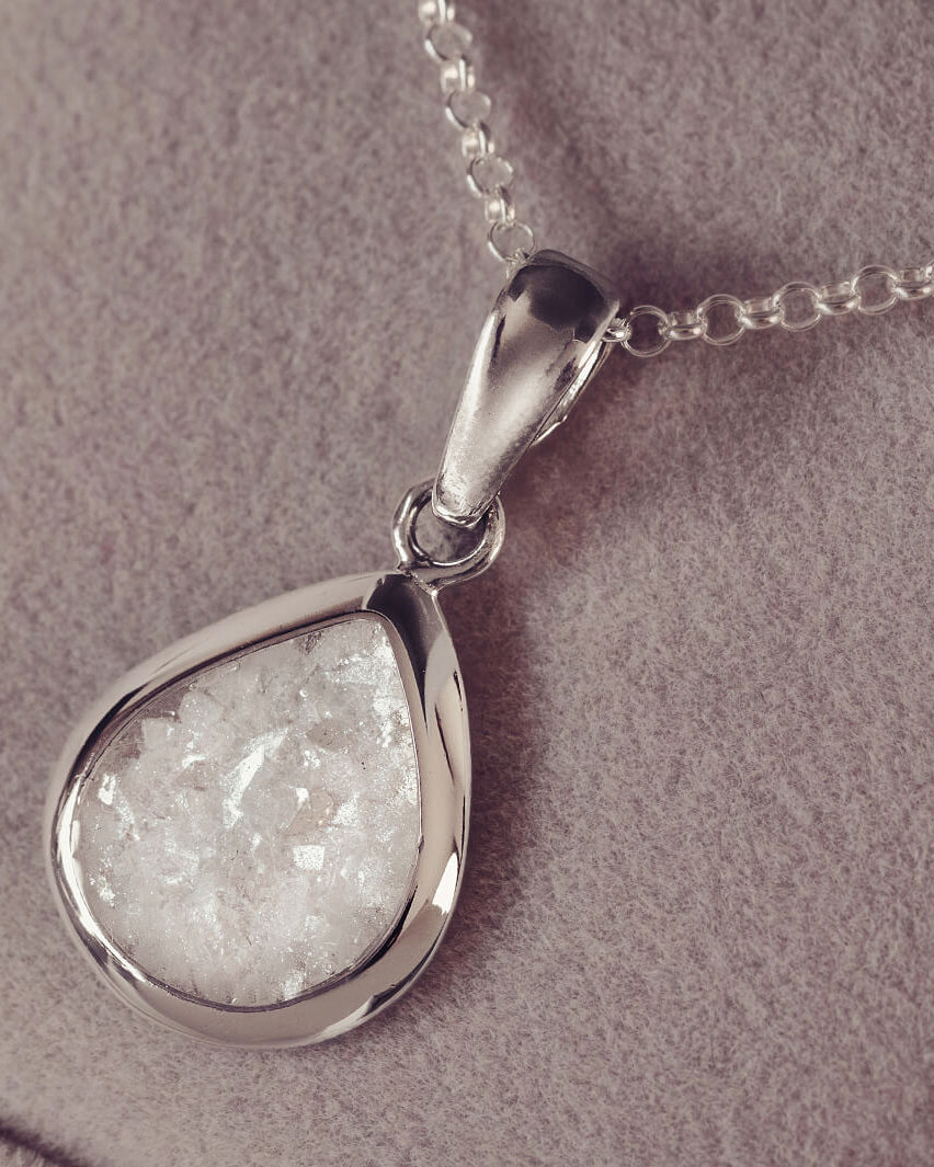 Memorial Ashes Peardrop Necklace