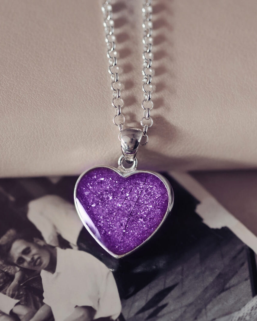 Memorial Hair Small Heart Necklace