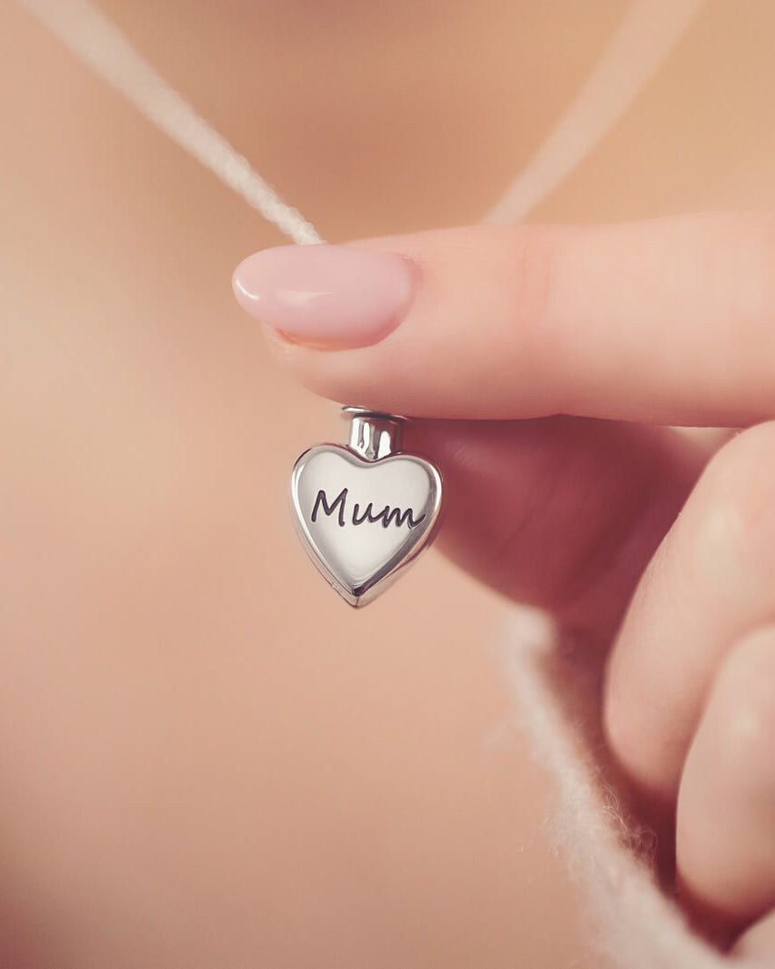 Mum Ashes Locket Necklace