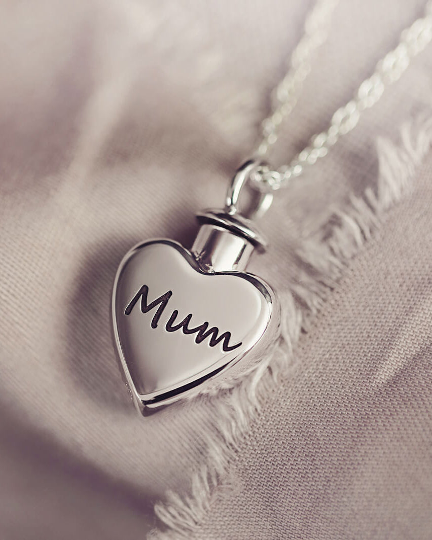 Mum Ashes Locket Necklace