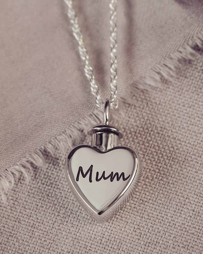 Mum Ashes Locket Necklace