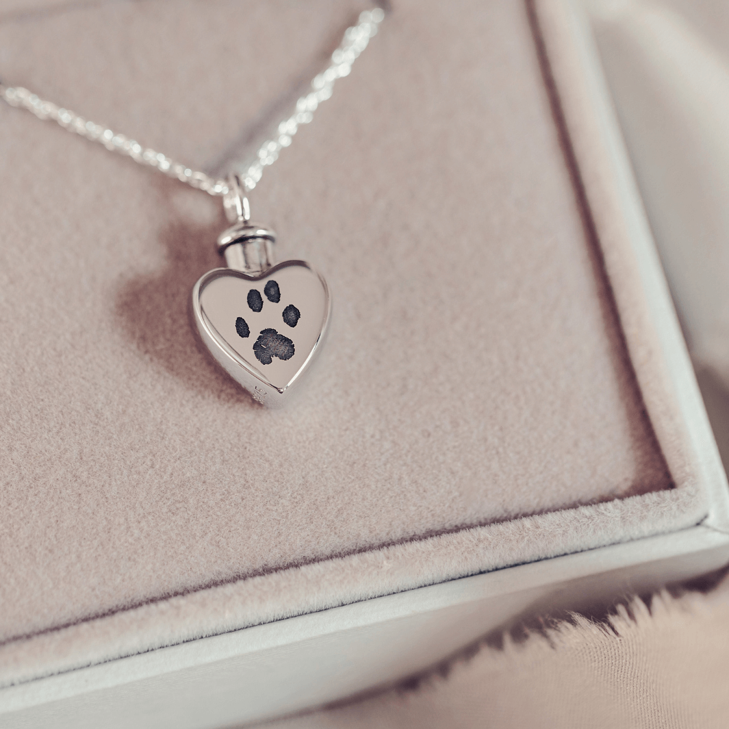 Dog paw print sales locket