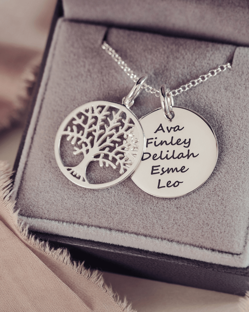Personalised Family Tree Necklace