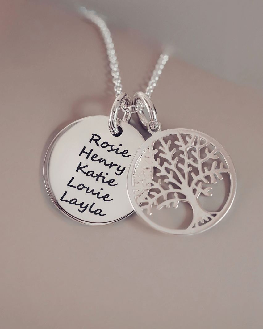 Personalised Family Tree Necklace