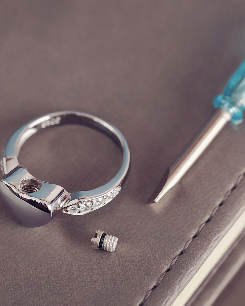 Self Fill Ashes Heart Ring