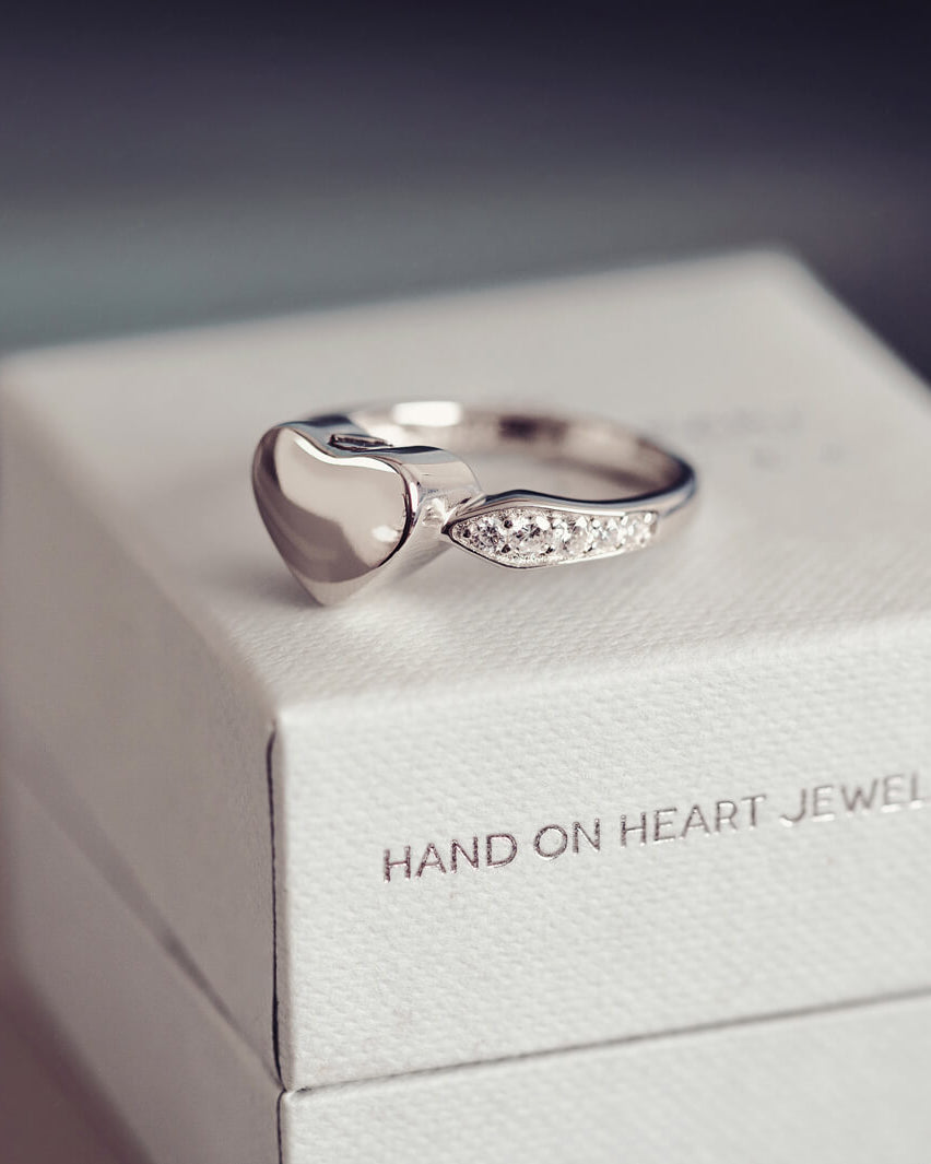 Self Fill Ashes Heart Ring