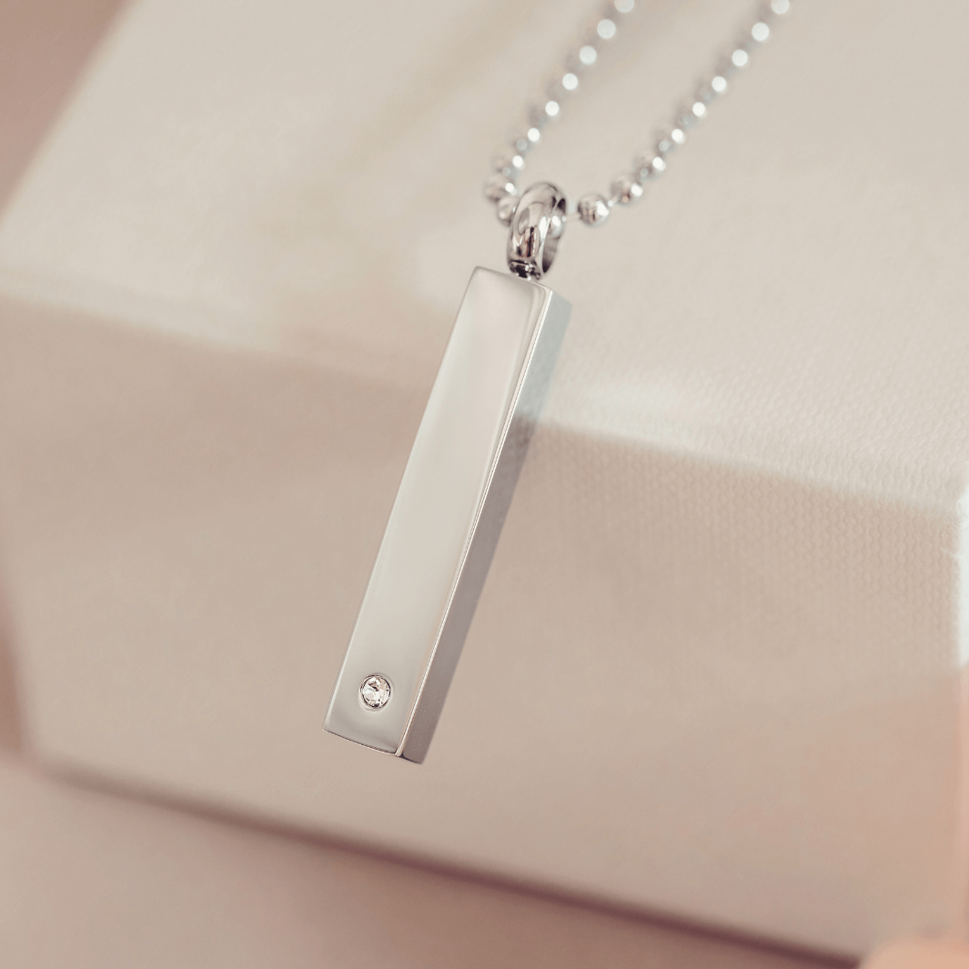 Bar urn necklace online