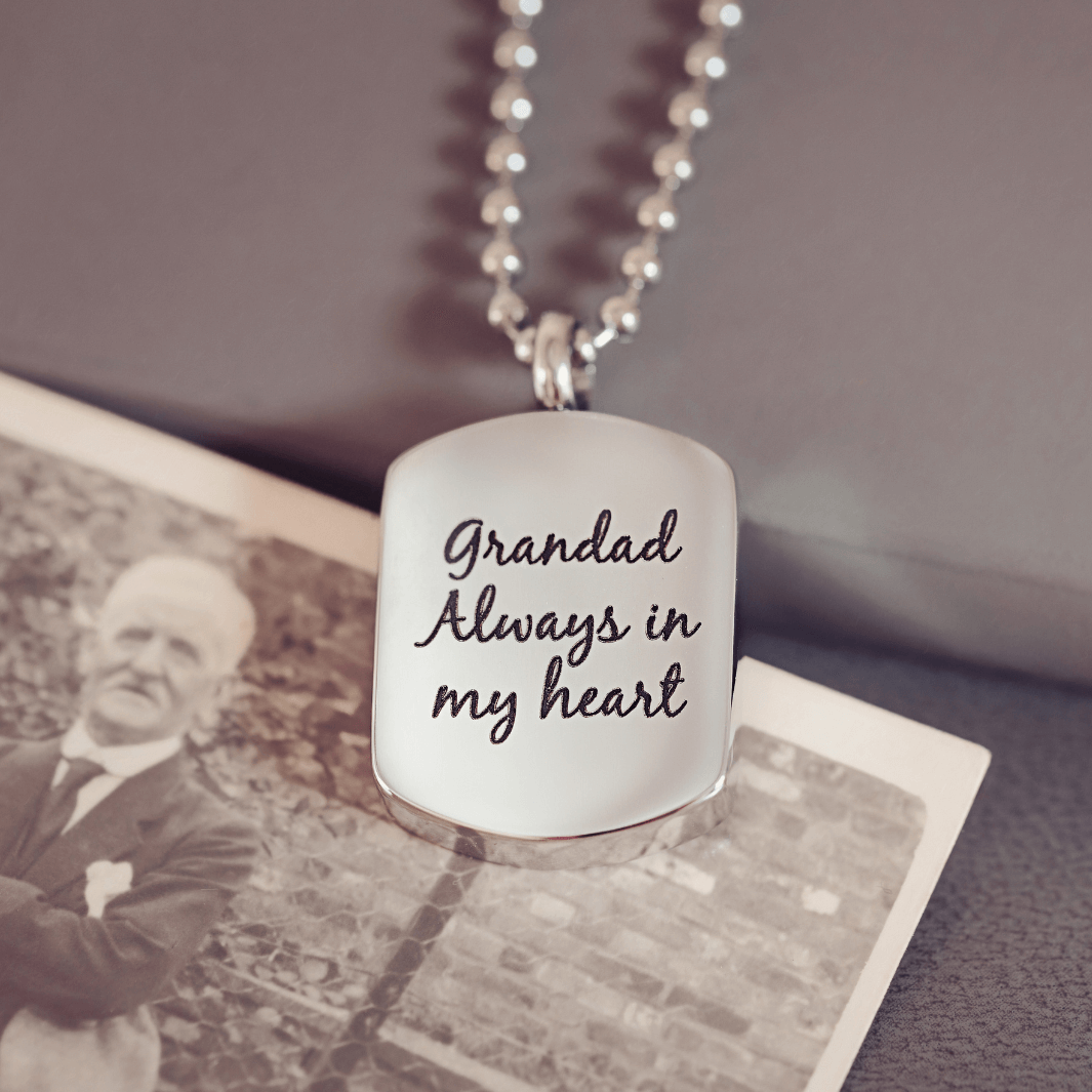 Dog tag 2025 urn necklace