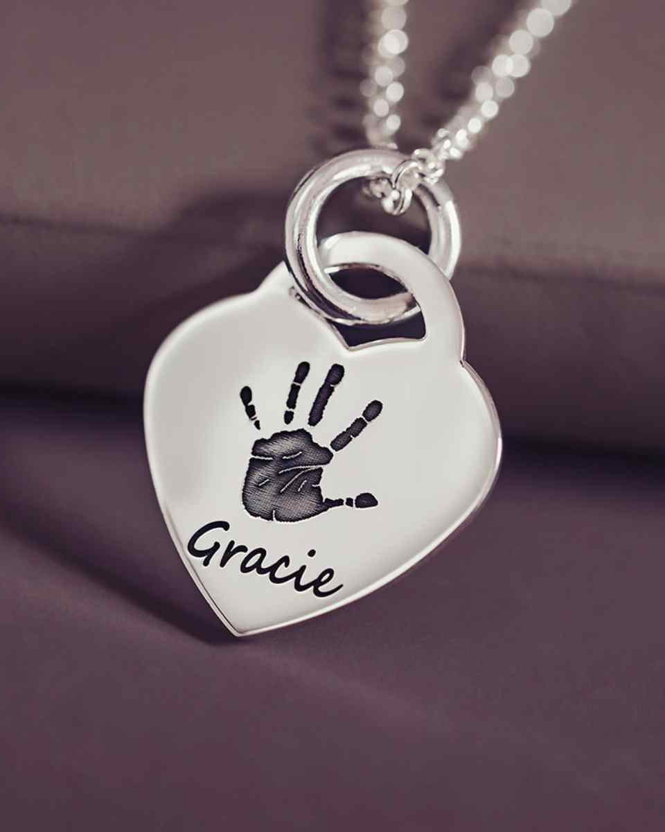 Handprint Necklace