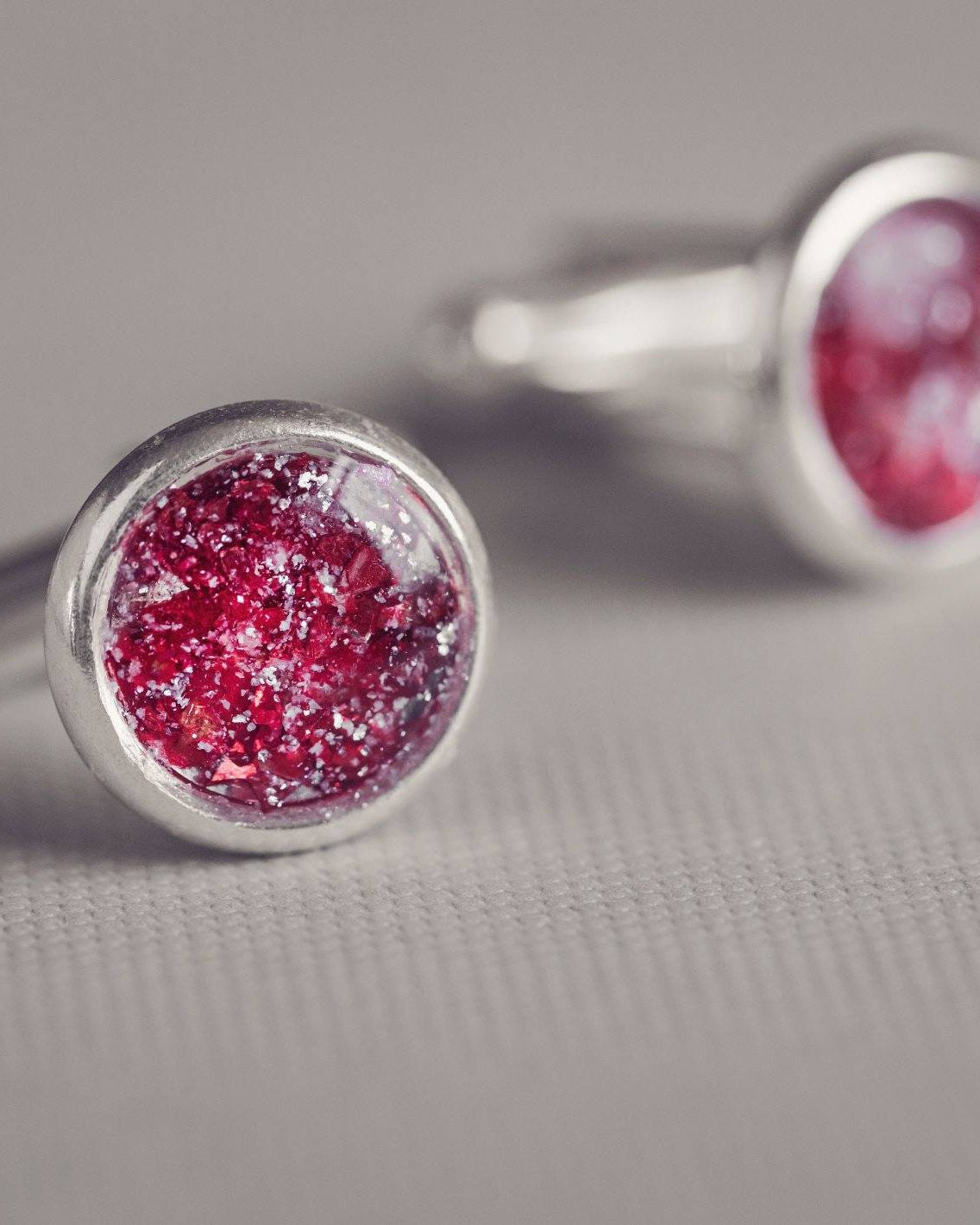 Cufflinks made from Cremation Ashes