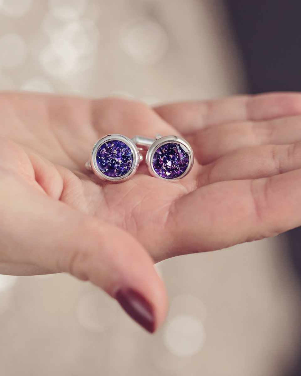 Cremation Ashes Cufflinks