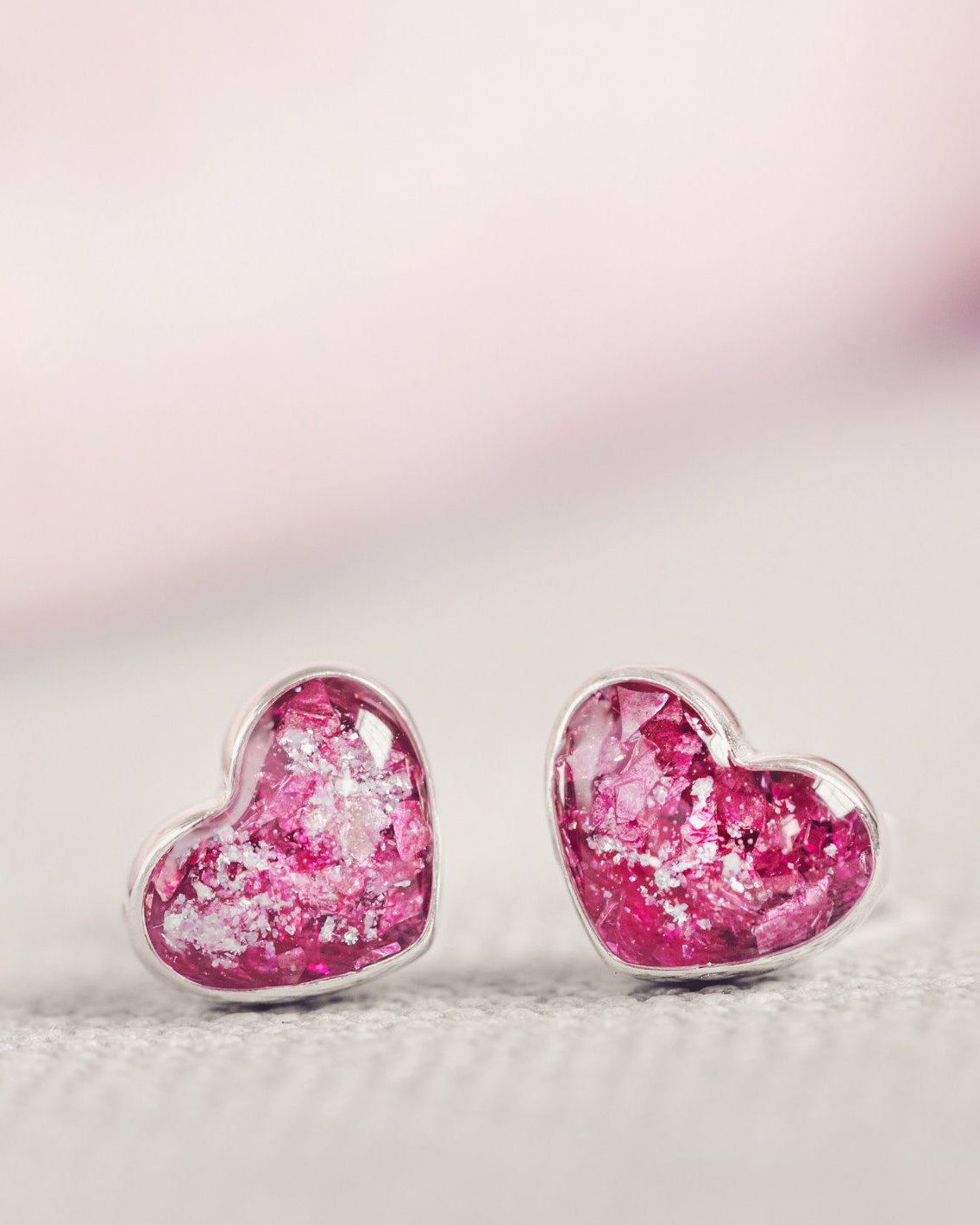 Memorial Ashes Earrings from cremation ash