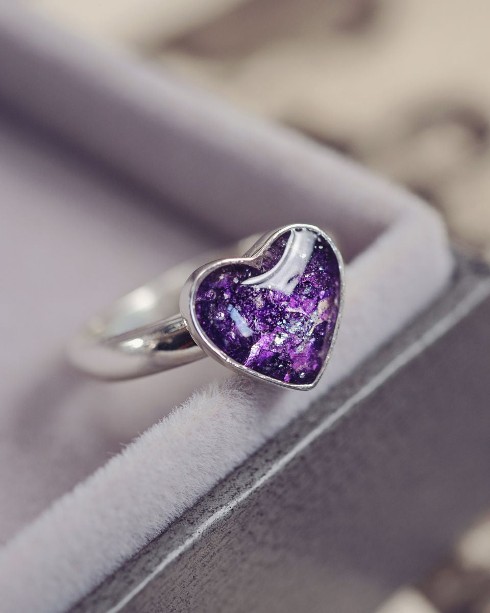 Ring made with Cremation Ashes