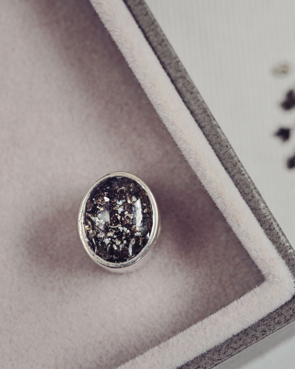 Pandora-Style Charm Bead made from Cremation Ashes