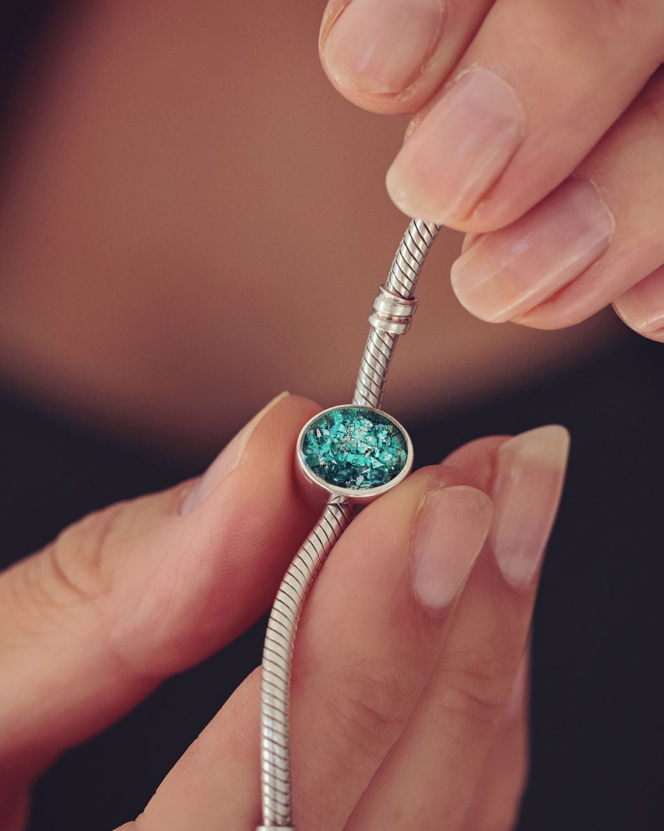 Cremation Ashes Charm Bead