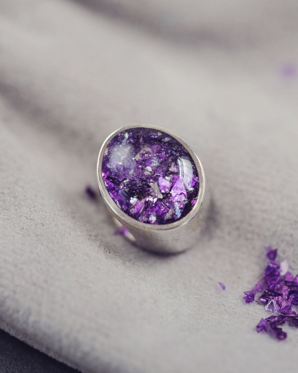 Pandora-Style Charm Bead made from Cremation Ashes