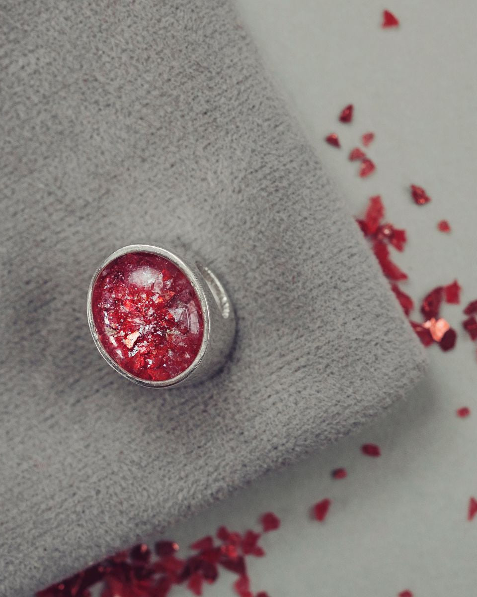 Pandora-Style Charm Bead made from Cremation Ashes