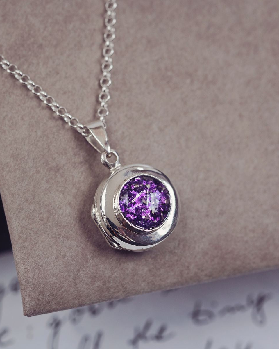 Locket made with Cremation Ashes