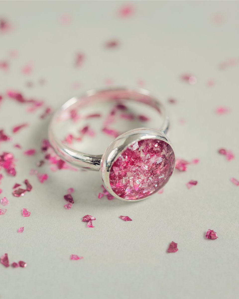 Ring made with Cremation Ashes