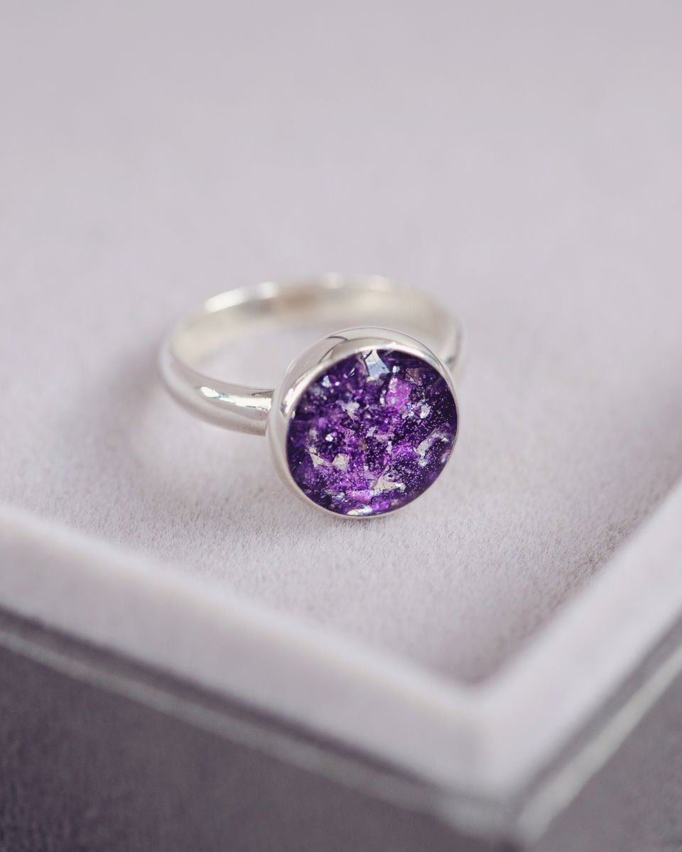 Ring made with Cremation Ashes