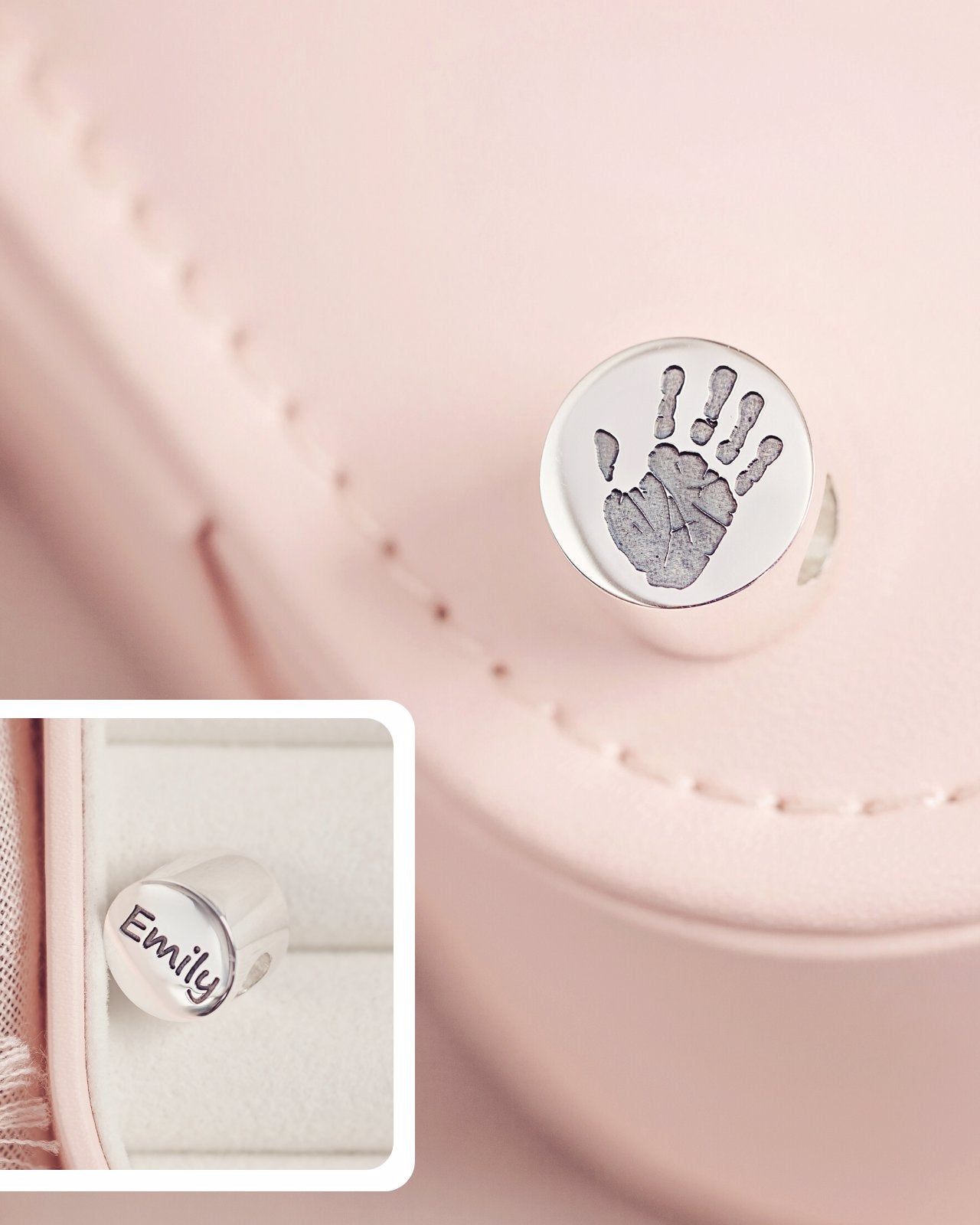 Handprint Charm made for Pandora Bracelet