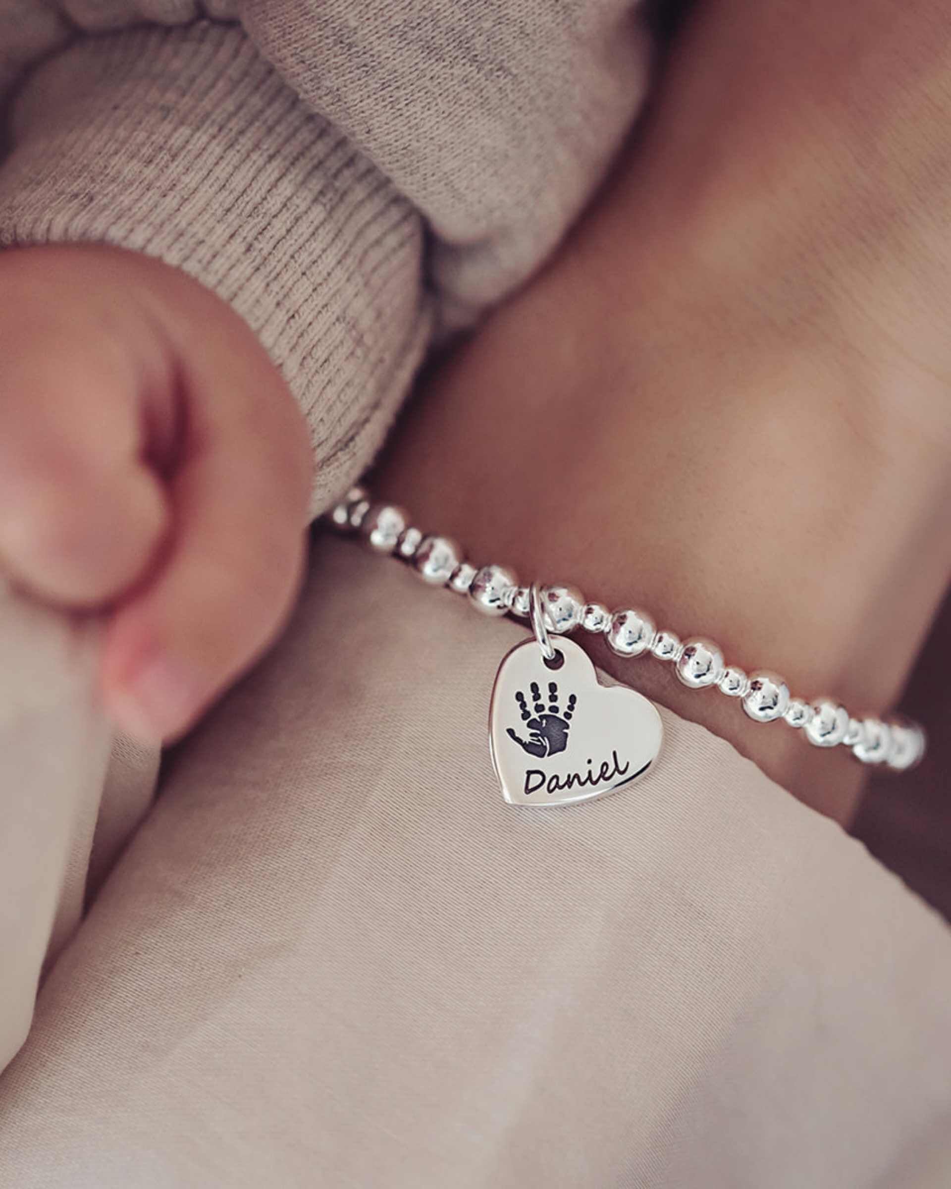 Handprint Charm Bracelet