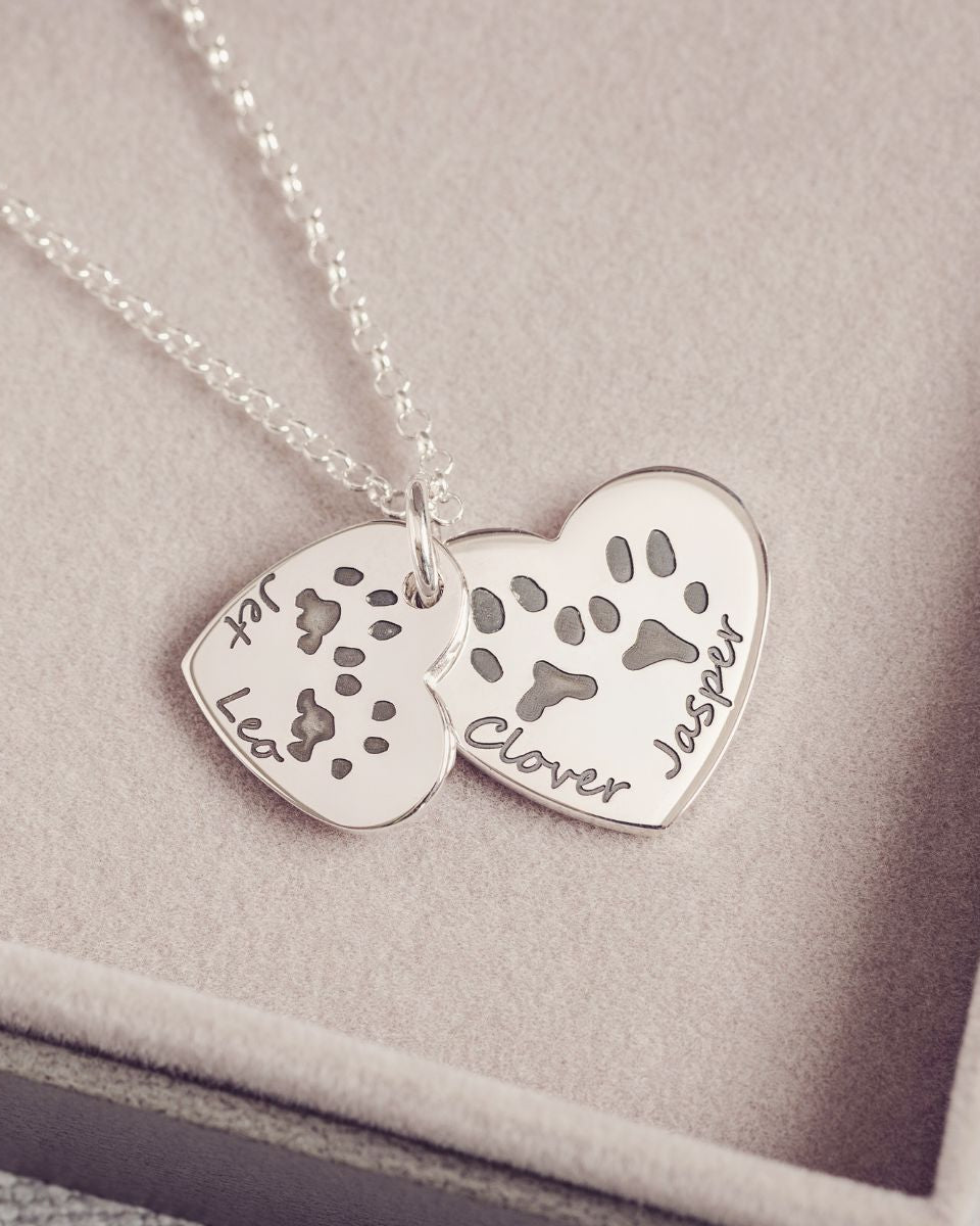 Pawprint Heart Necklace
