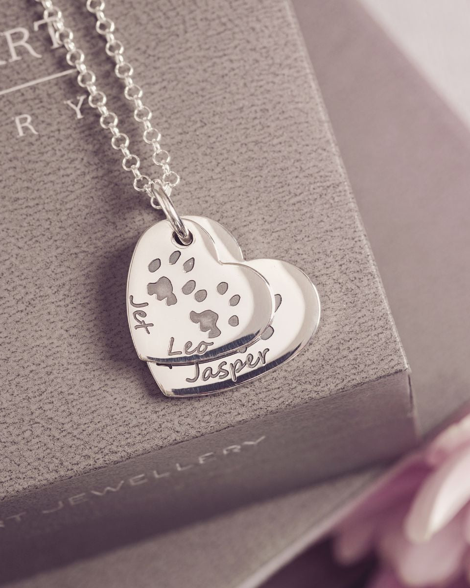 Pawprint Heart Necklace