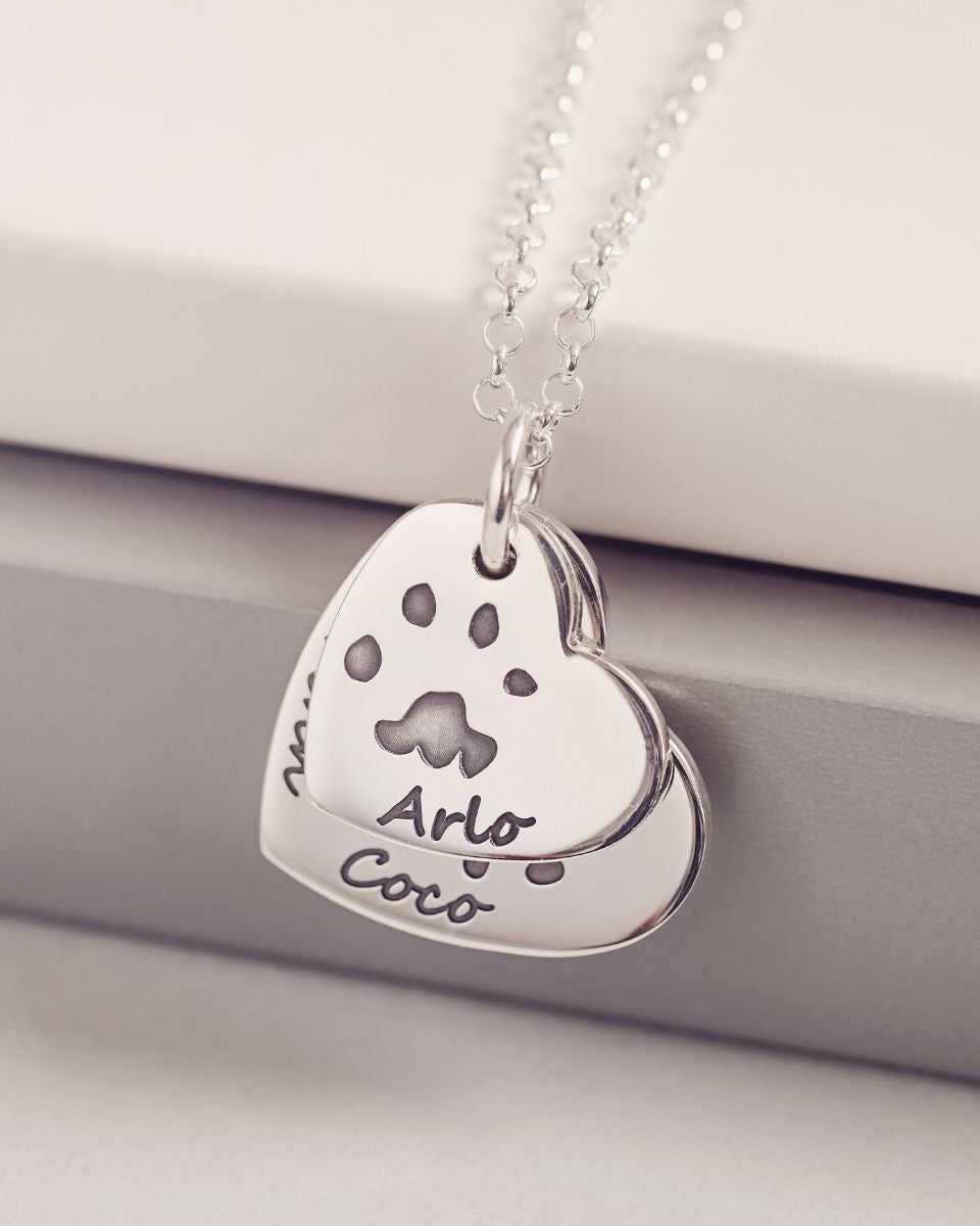 Pawprint Heart Necklace