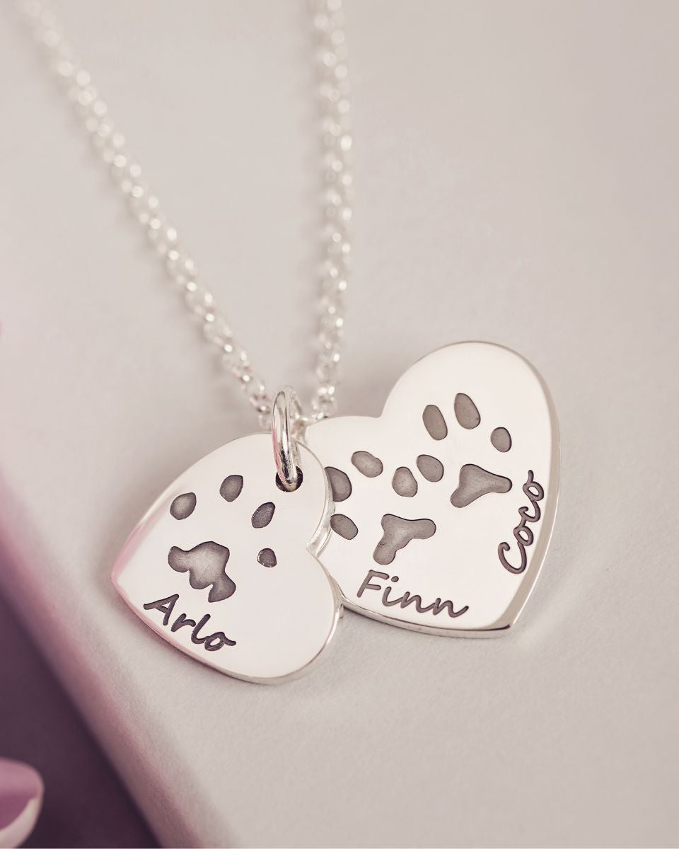 Pawprint Heart Necklace