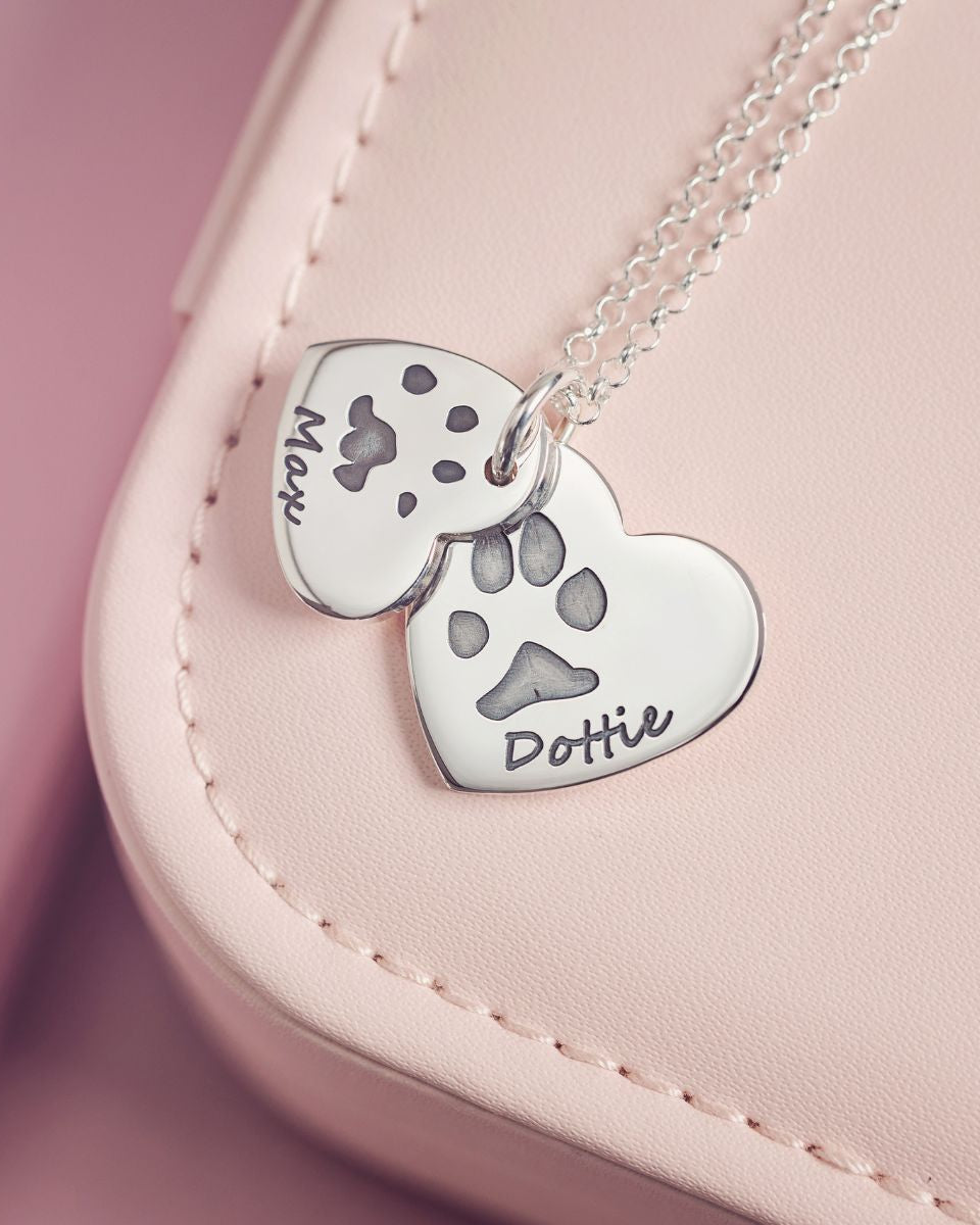 Pawprint Heart Necklace