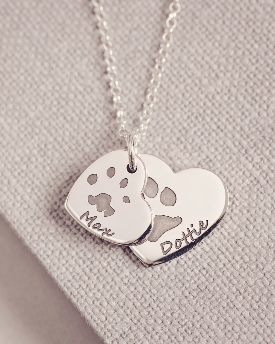 Pawprint Heart Necklace