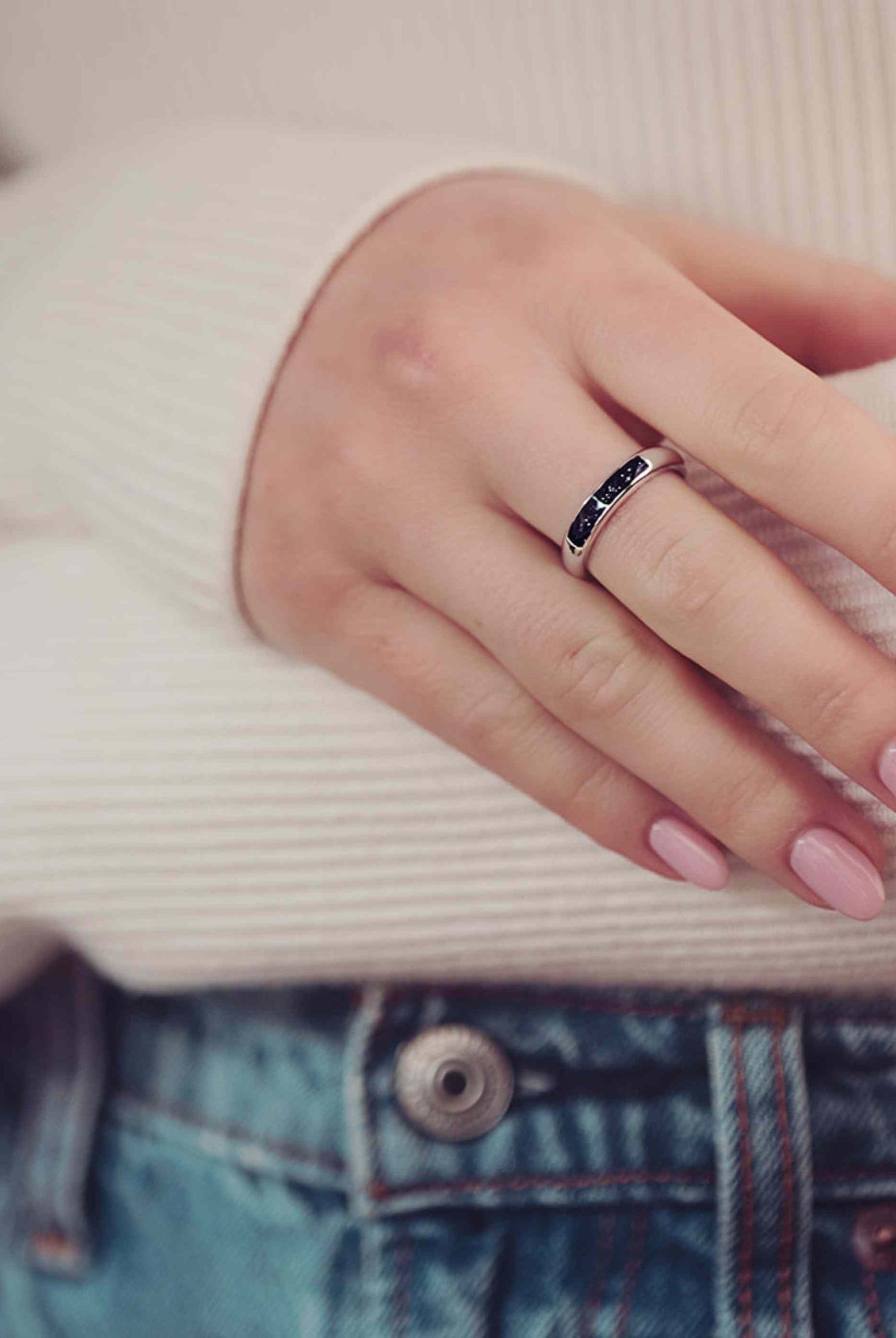 Cremation Ashes Rings | Rings Made From Ashes โ Hand on Heart Jewellery