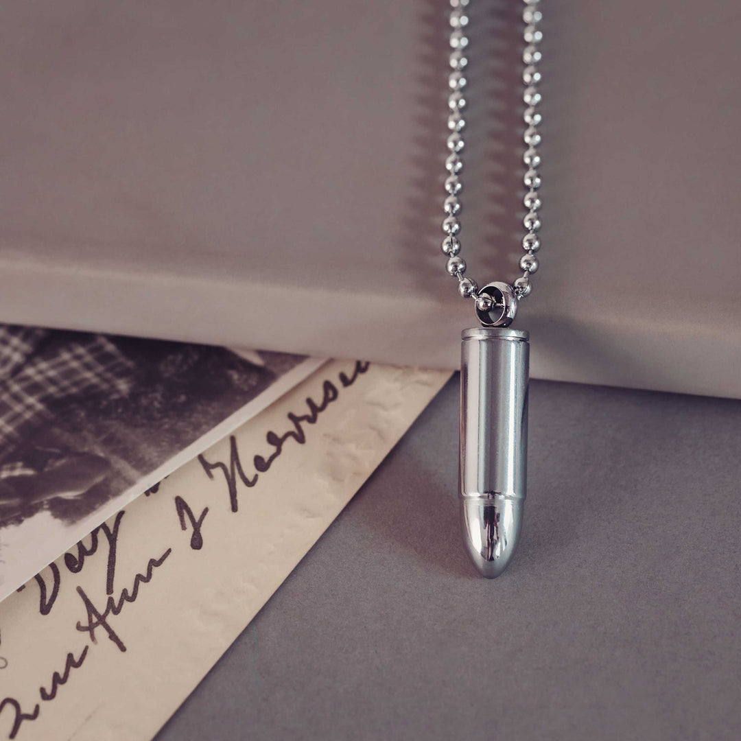 Cylinder Ashes Urn Necklace