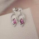 ashes teardrop earrings 