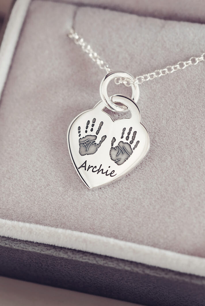 Handprint Necklaces | Hand on Heart Jewellery – Hand on Heart Jewellery