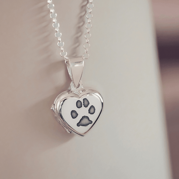 Dog paw 2025 print locket