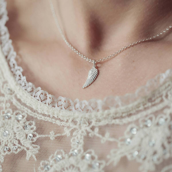 Angel Wing Necklace – RoseGold & Black Pty Ltd